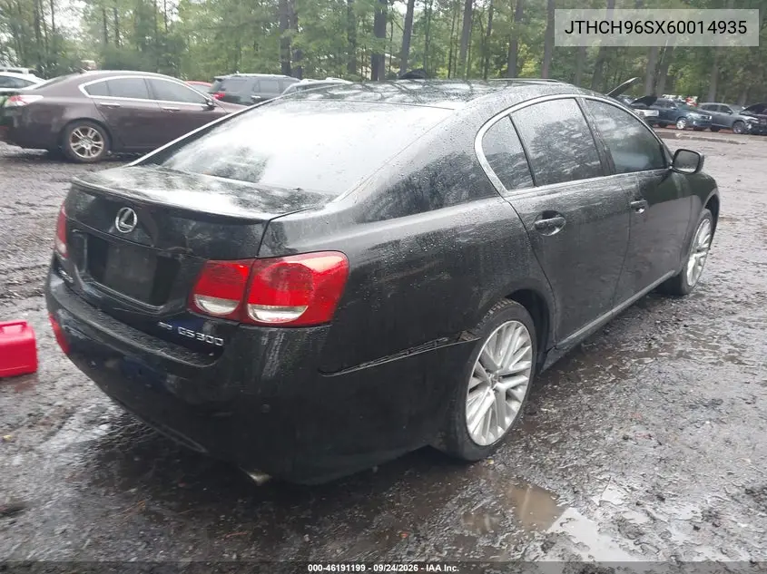 2006 LEXUS GS 300 VIN JTHCH96SX60014935 — фото 4
