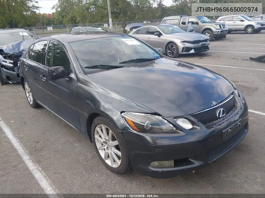 LEXUS GS 300 2006, VIN JTHBH96S665002974