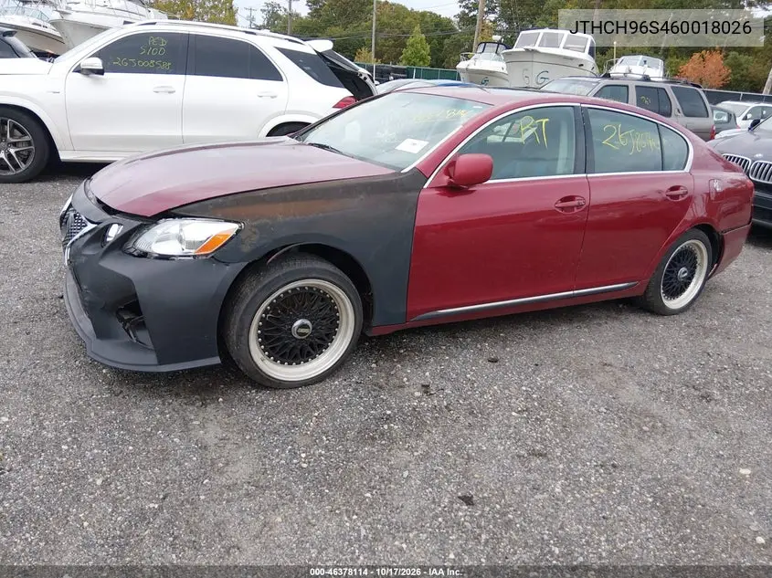 2006 LEXUS GS 300 VIN JTHCH96S460018026 — фото 2