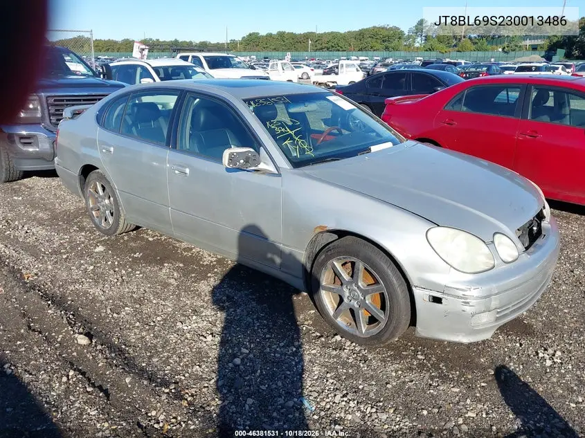 LEXUS GS 2003, VIN JT8BL69S230013486