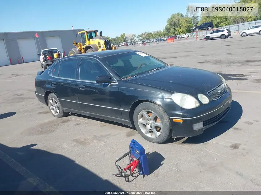 LEXUS GS 2004, VIN JT8BL69S040015027