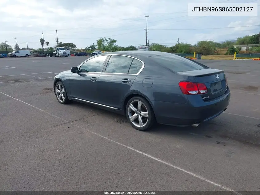 2006 LEXUS GS VIN JTHBN96S865002127 — фото 3