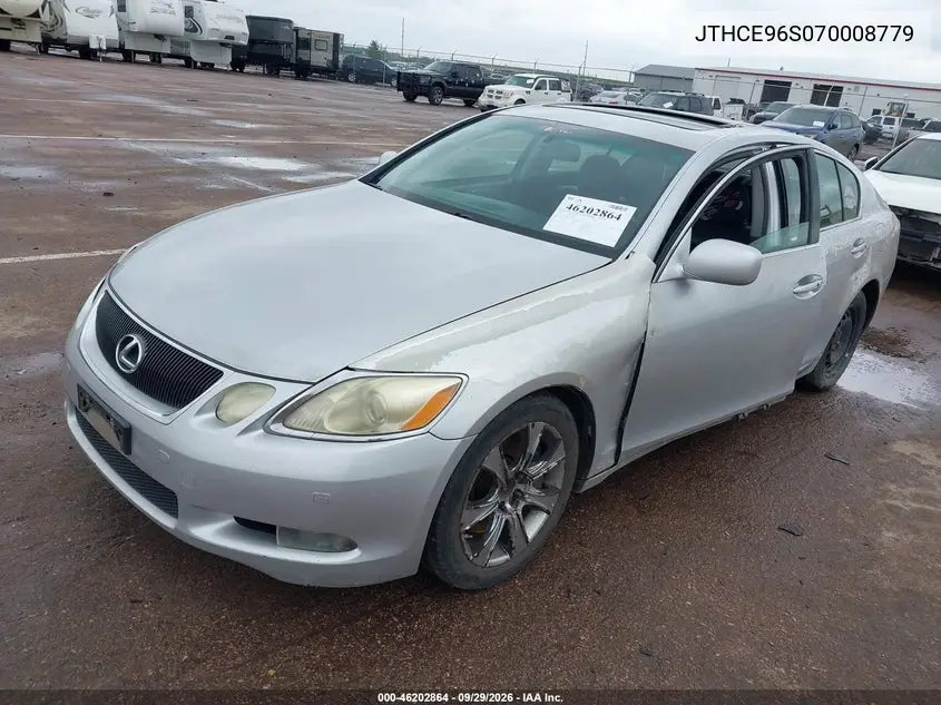 2007 LEXUS GS VIN JTHCE96S070008779 — фото 2