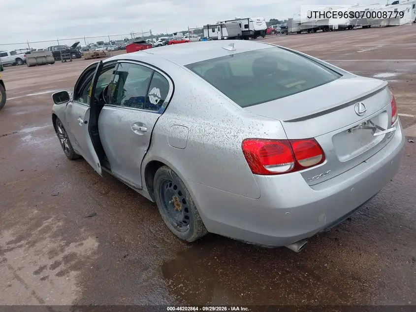 2007 LEXUS GS VIN JTHCE96S070008779 — фото 3