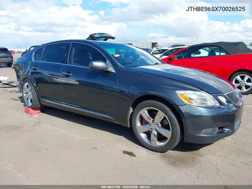LEXUS GS 2007, VIN JTHBE96SX70026525