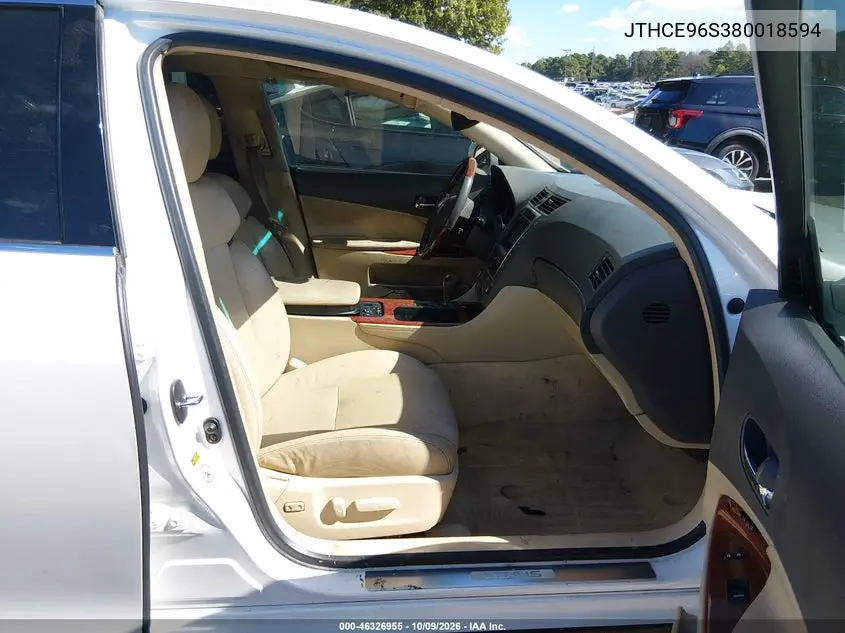 2008 LEXUS GS VIN JTHCE96S380018594 — фото 5