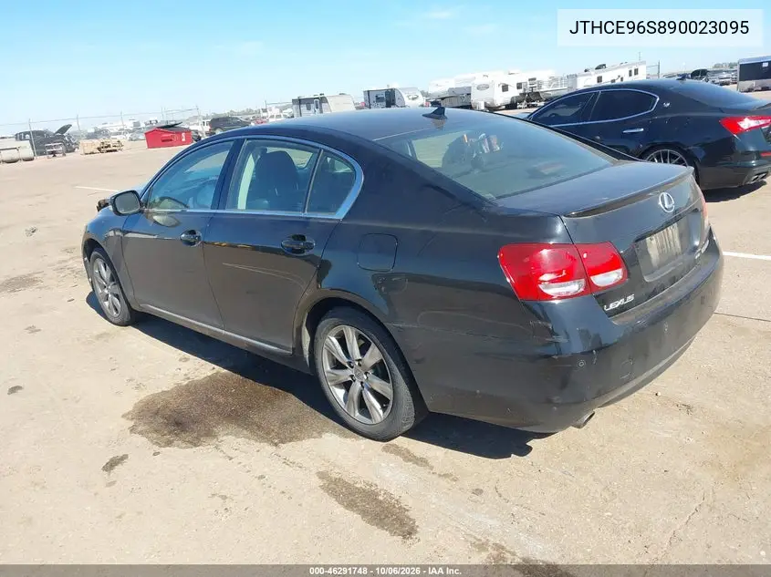 2009 LEXUS GS VIN JTHCE96S890023095 — фото 3