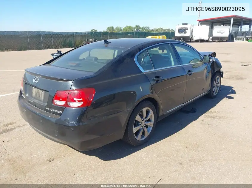 2009 LEXUS GS VIN JTHCE96S890023095 — фото 4