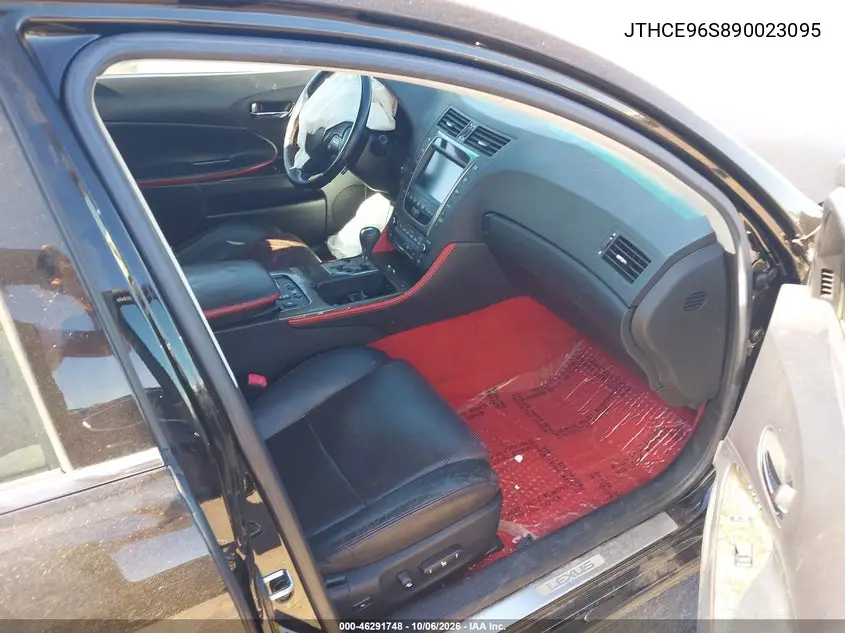 2009 LEXUS GS VIN JTHCE96S890023095 — фото 5