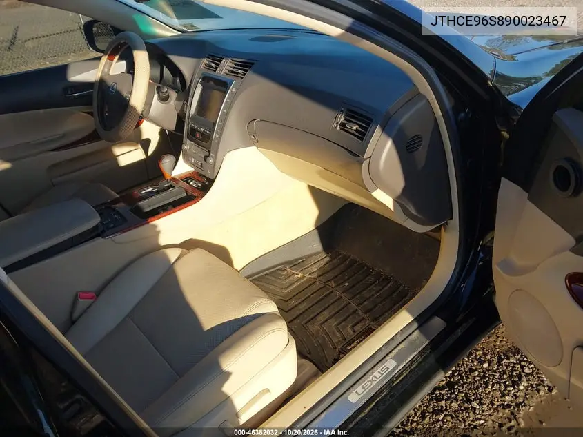 2009 LEXUS GS VIN JTHCE96S890023467 — фото 5
