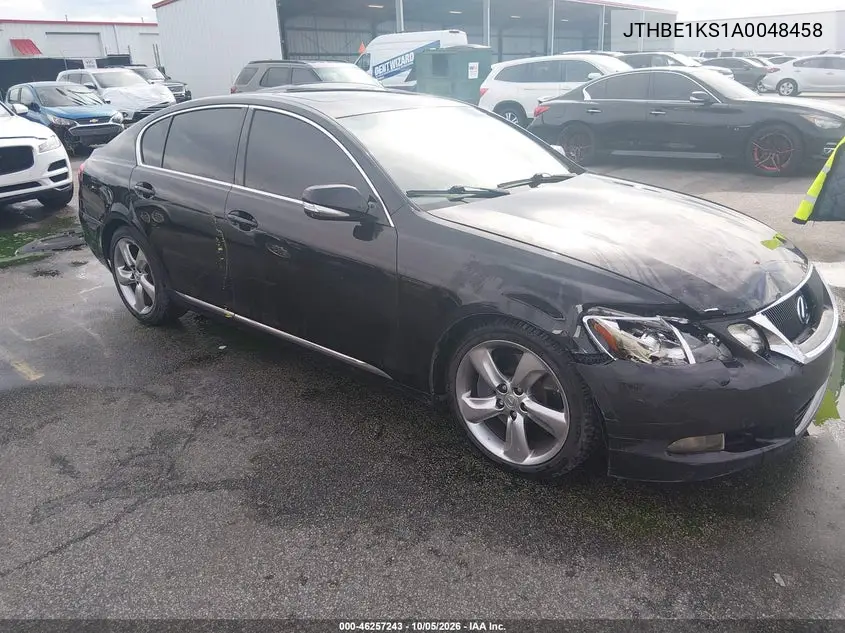 LEXUS GS 2010, VIN JTHBE1KS1A0048458