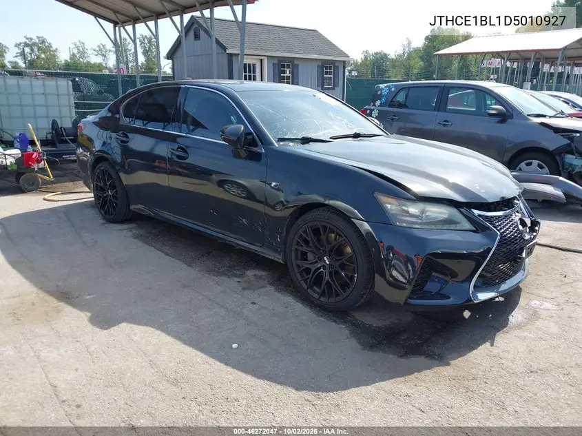 LEXUS GS 2013, VIN JTHCE1BL1D5010927
