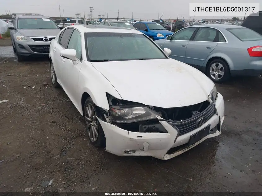 LEXUS GS 2013, VIN JTHCE1BL6D5001317