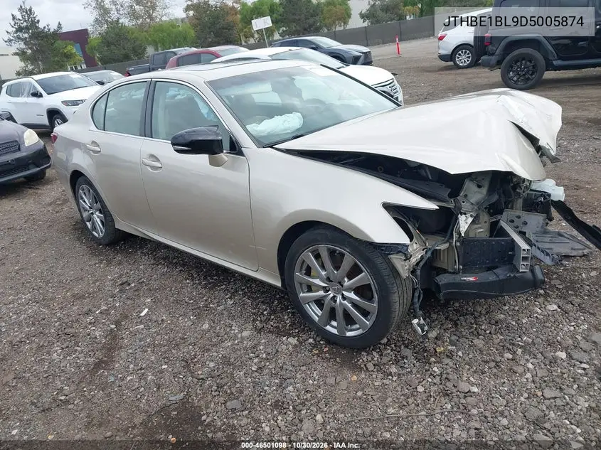 LEXUS GS 2013, VIN JTHBE1BL9D5005874