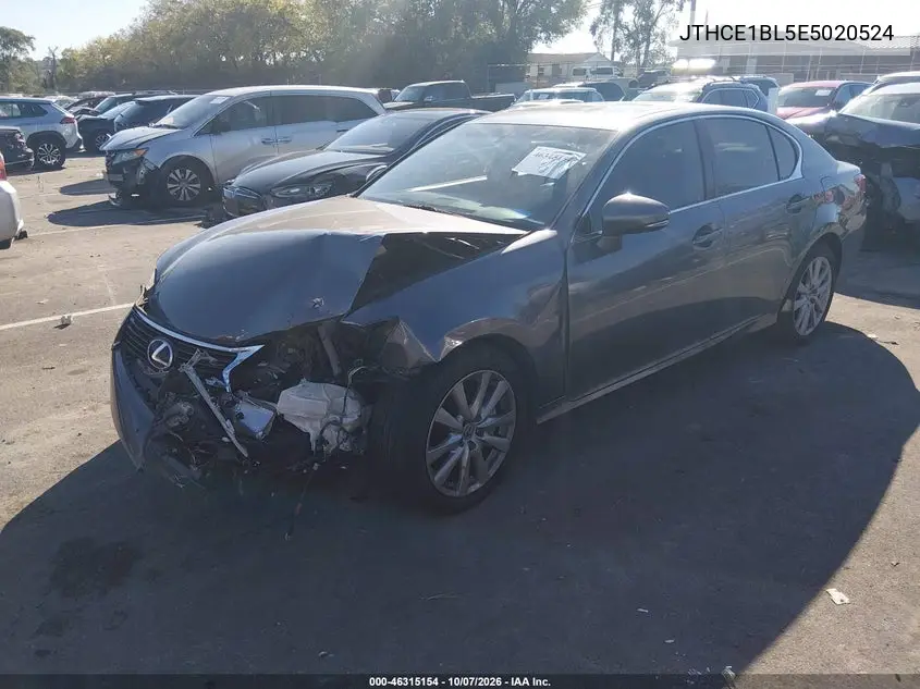 2014 LEXUS GS VIN JTHCE1BL5E5020524 — фото 2
