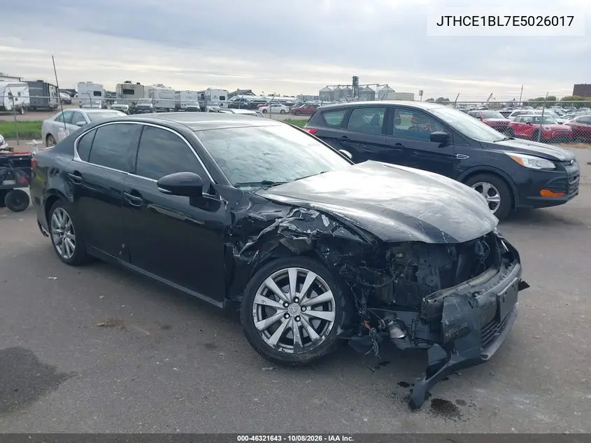 LEXUS GS 2014, VIN JTHCE1BL7E5026017