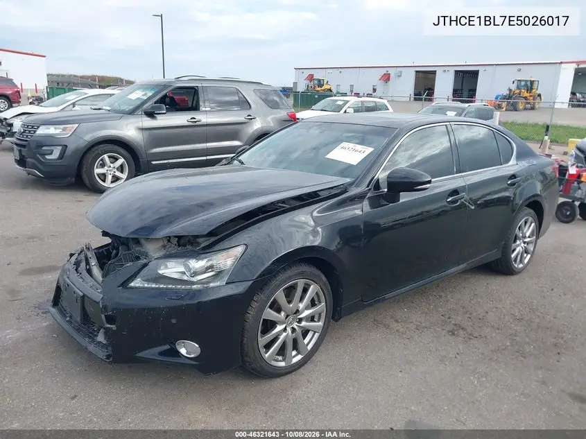 2014 LEXUS GS VIN JTHCE1BL7E5026017 — фото 2