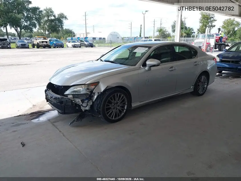 2014 LEXUS GS VIN JTHBE1BL0E5042782 — фото 2