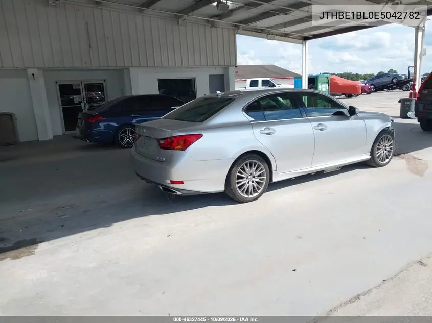 2014 LEXUS GS VIN JTHBE1BL0E5042782 — фото 4