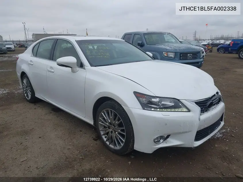 LEXUS GS 2015, VIN JTHCE1BL5FA002338