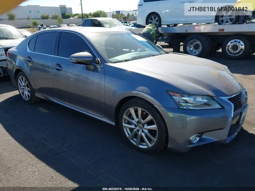 LEXUS GS 2015, VIN JTHBE1BL6FA001842
