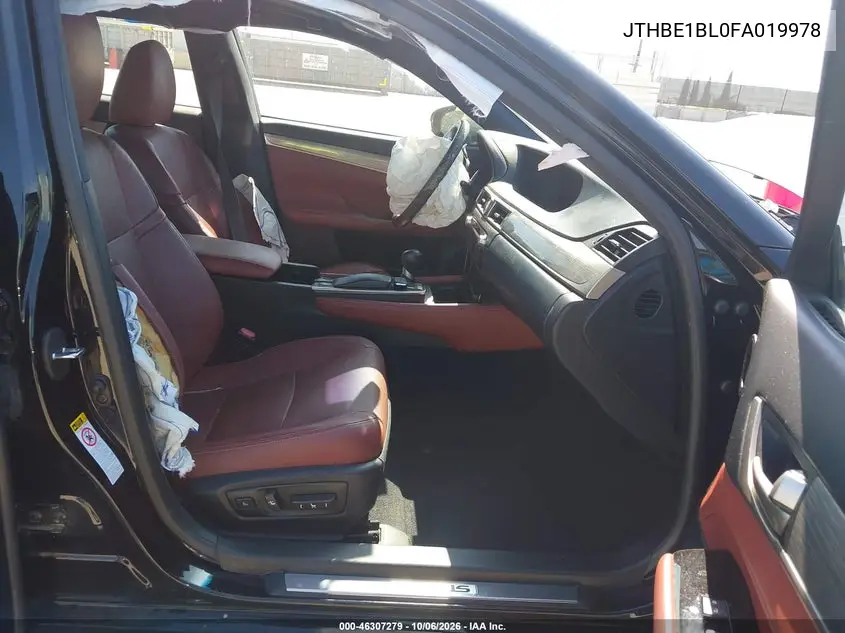 2015 LEXUS GS VIN JTHBE1BL0FA019978 — фото 5
