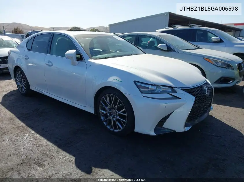 LEXUS GS 2016, VIN JTHBZ1BL5GA006598