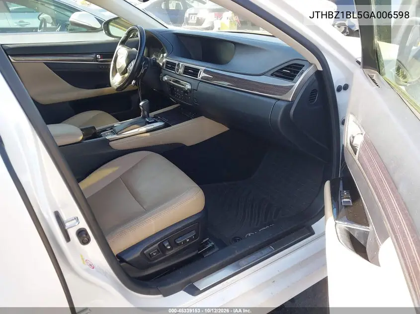 2016 LEXUS GS VIN JTHBZ1BL5GA006598 — фото 5