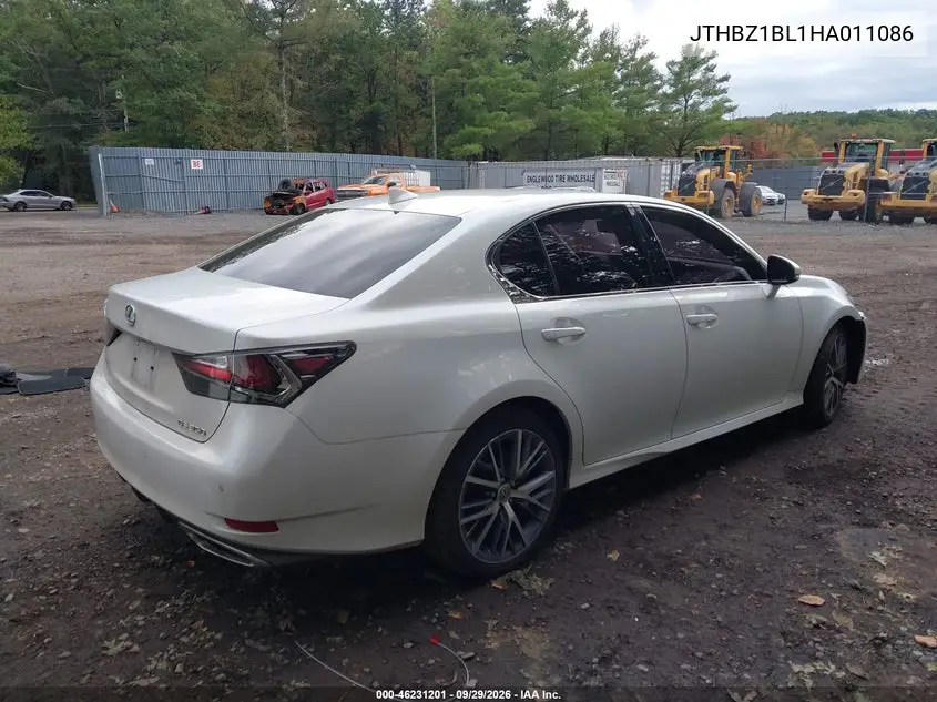 2017 LEXUS GS VIN JTHBZ1BL1HA011086 — фото 4