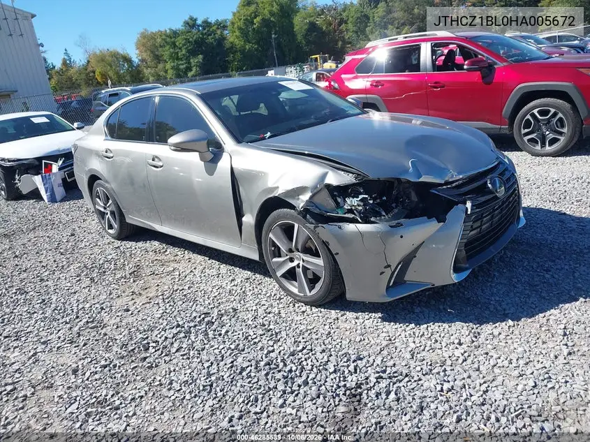 LEXUS GS 2017, VIN JTHCZ1BL0HA005672