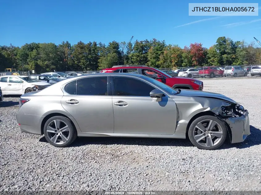 2017 LEXUS GS VIN JTHCZ1BL0HA005672 — фото 13