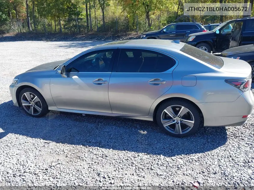 2017 LEXUS GS VIN JTHCZ1BL0HA005672 — фото 14