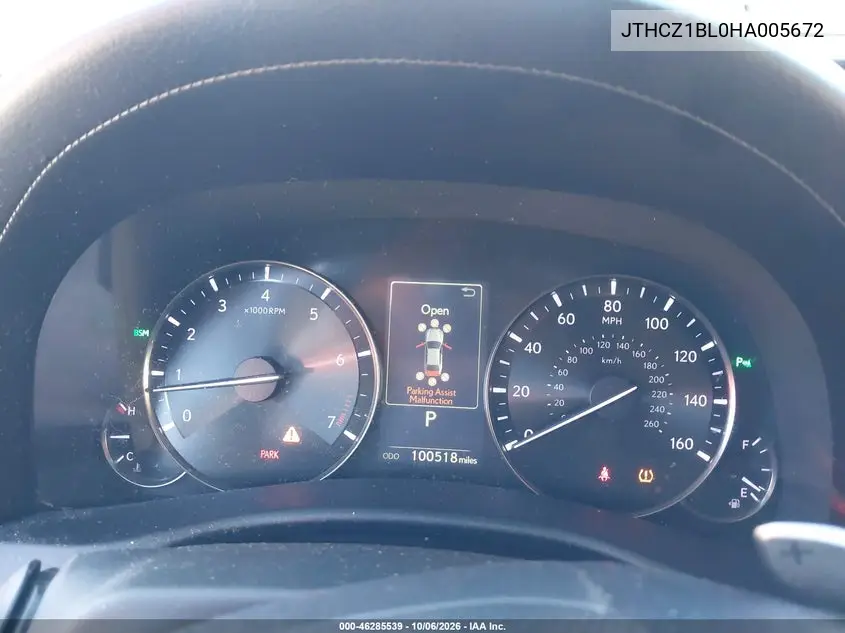 2017 LEXUS GS VIN JTHCZ1BL0HA005672 — фото 7