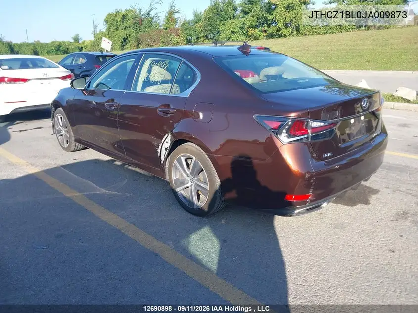 2018 LEXUS GS VIN JTHCZ1BL0JA009873 — фото 3