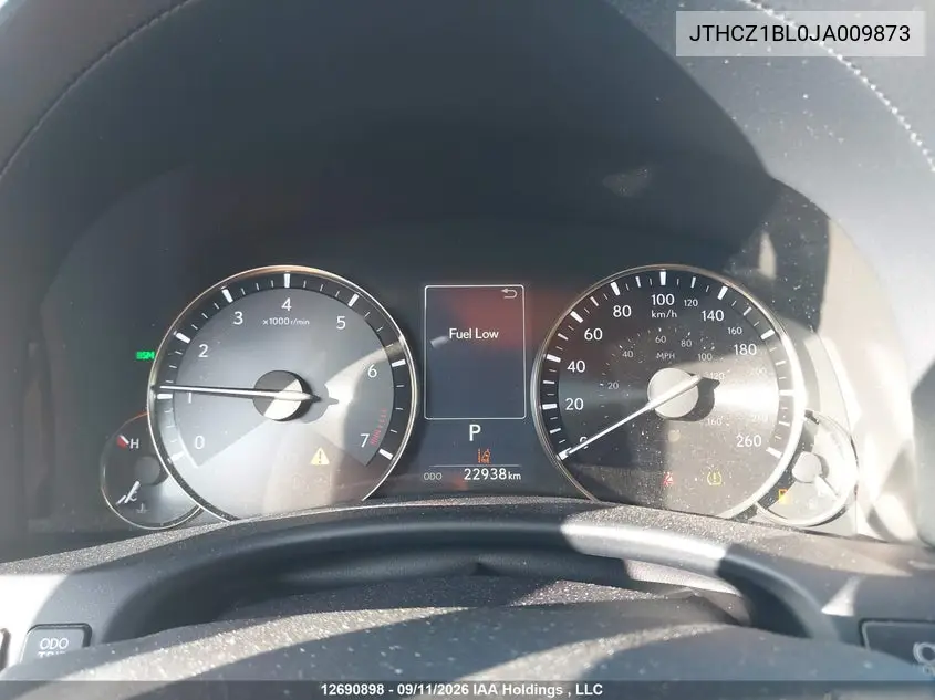 2018 LEXUS GS VIN JTHCZ1BL0JA009873 — фото 7