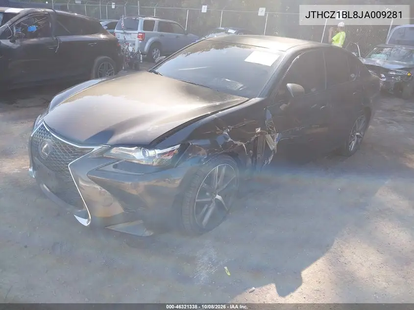 2018 LEXUS GS VIN JTHCZ1BL8JA009281 — фото 2