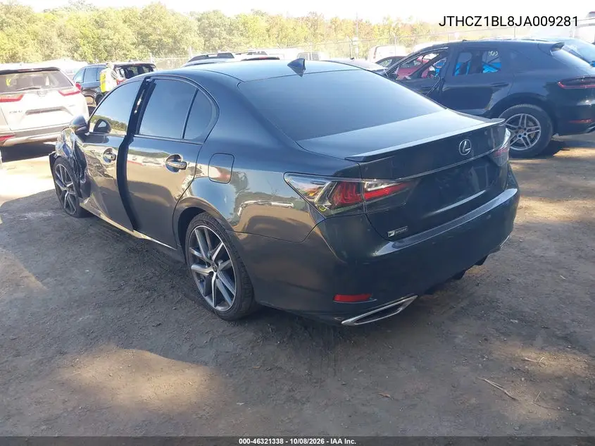 2018 LEXUS GS VIN JTHCZ1BL8JA009281 — фото 3