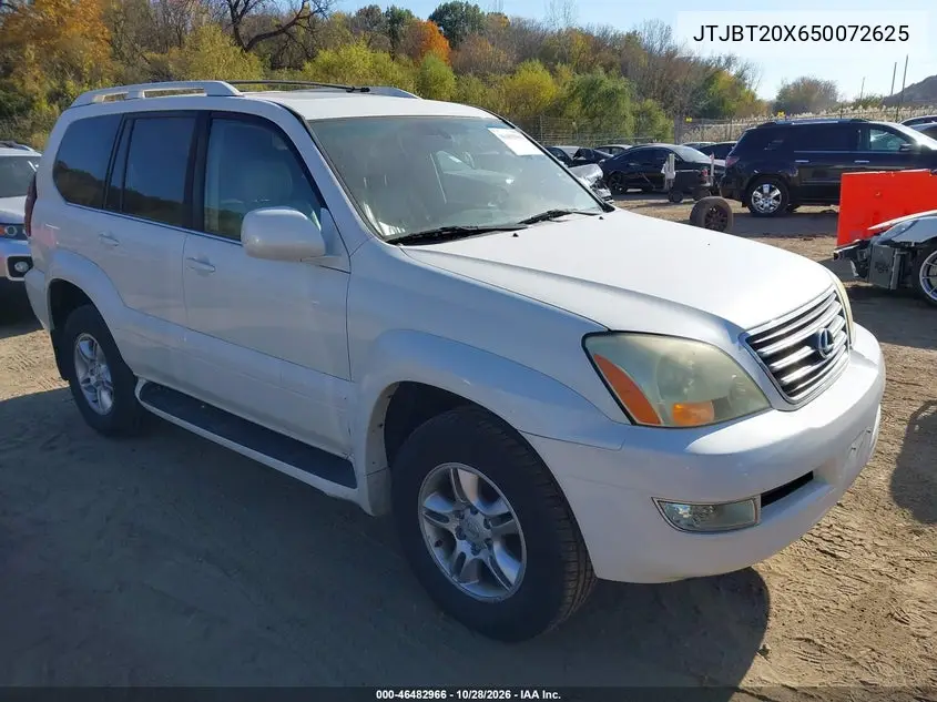 LEXUS GX 2005, VIN JTJBT20X650072625