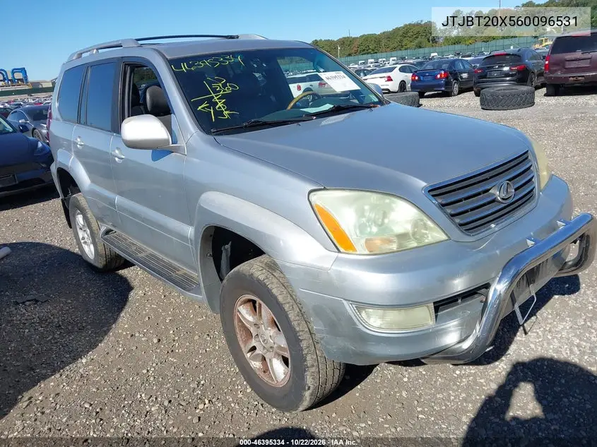 LEXUS GX 2006, VIN JTJBT20X560096531