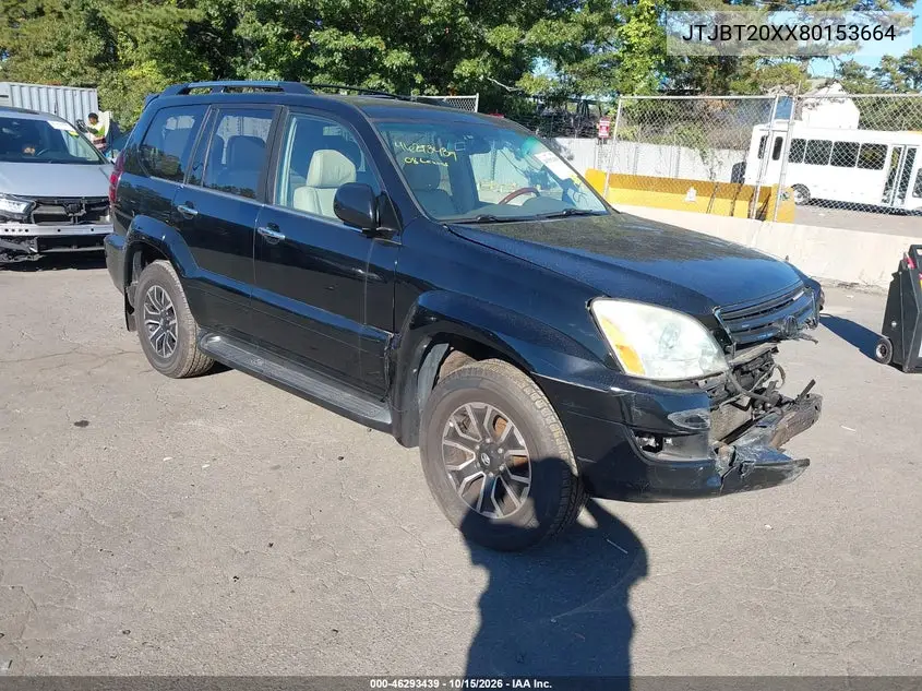 LEXUS GX 2008, VIN JTJBT20XX80153664