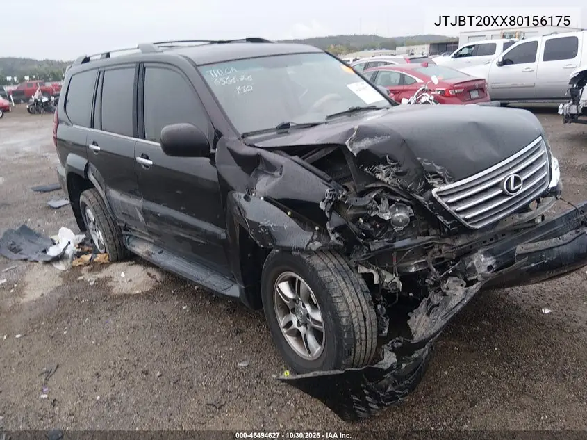 LEXUS GX 2008, VIN JTJBT20XX80156175