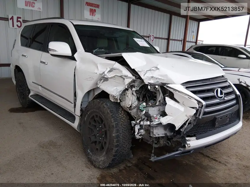 LEXUS GX 2019, VIN JTJBM7FXXK5213857