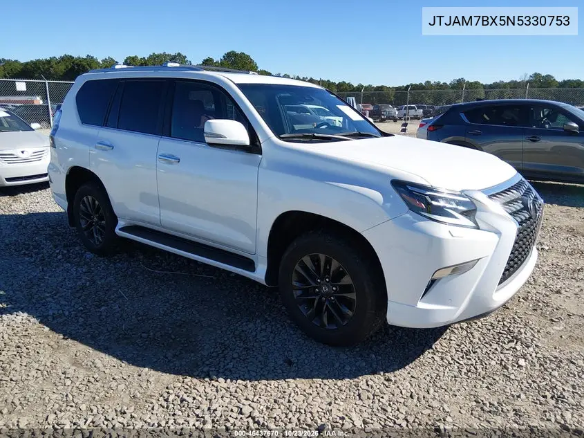 LEXUS GX 2022, VIN JTJAM7BX5N5330753