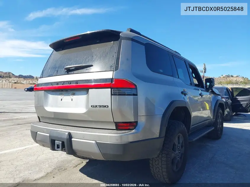 2024 LEXUS GX VIN JTJTBCDX0R5025848 — фото 5
