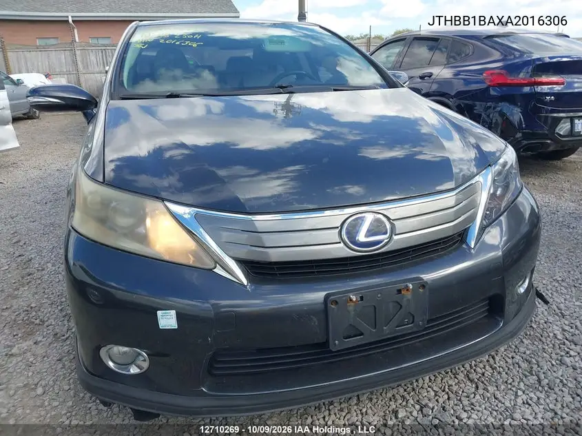 2010 LEXUS HS VIN JTHBB1BAXA2016306 — фото 12