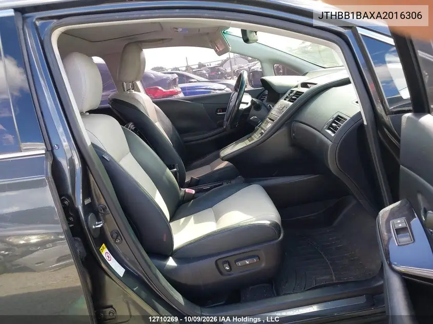 2010 LEXUS HS VIN JTHBB1BAXA2016306 — фото 5