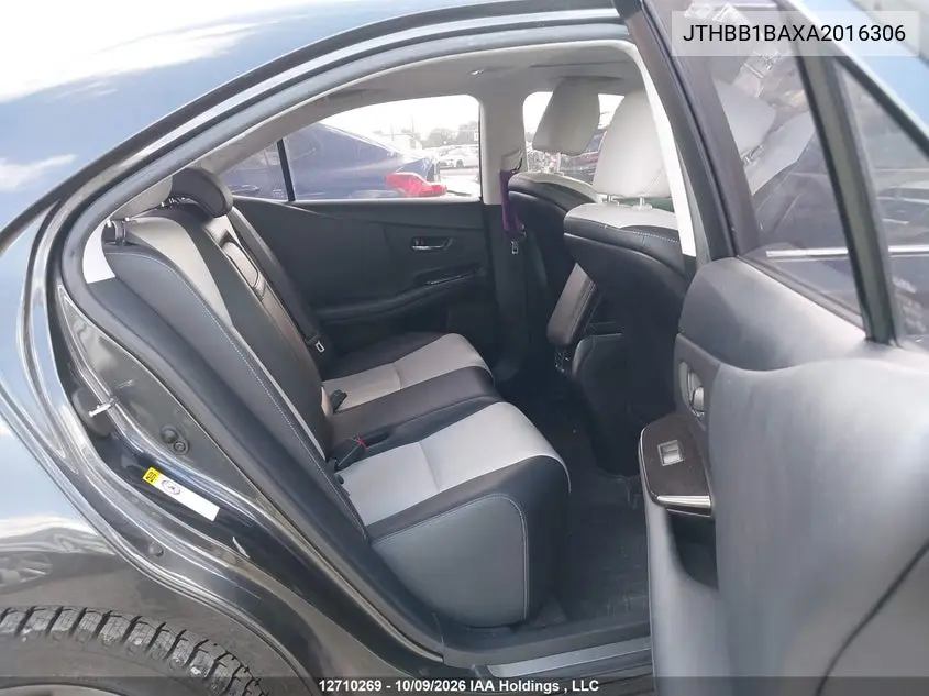 2010 LEXUS HS VIN JTHBB1BAXA2016306 — фото 8