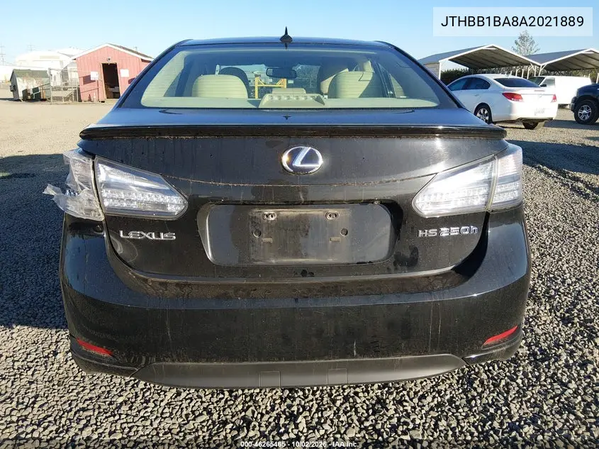 2010 LEXUS HS VIN JTHBB1BA8A2021889 — фото 17