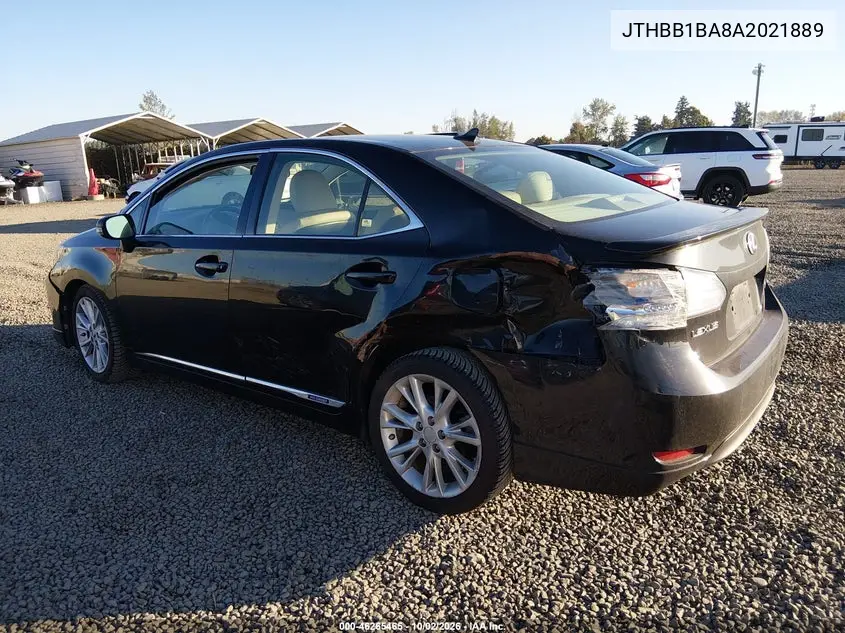 2010 LEXUS HS VIN JTHBB1BA8A2021889 — фото 3