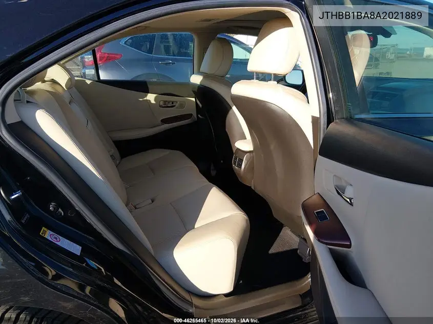 2010 LEXUS HS VIN JTHBB1BA8A2021889 — фото 8